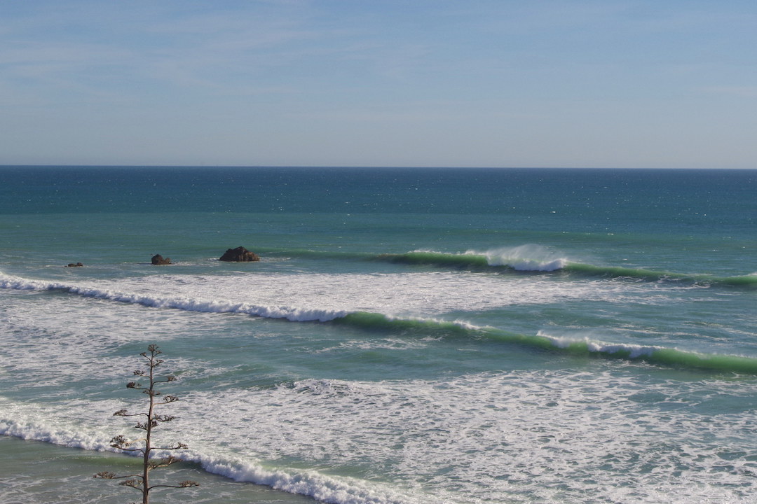 A picture of waves in Conil de la Frontera