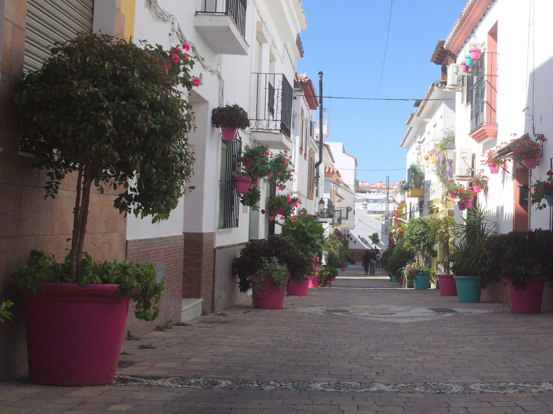 A picture of street in Estepona