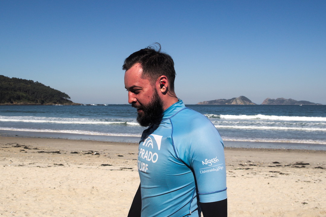 Picture of Son of a Beach blogger on Patos beach after a warm-up