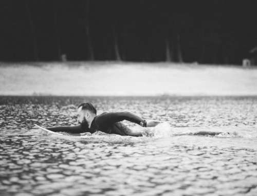 (Inland) surfing workout: lake paddling